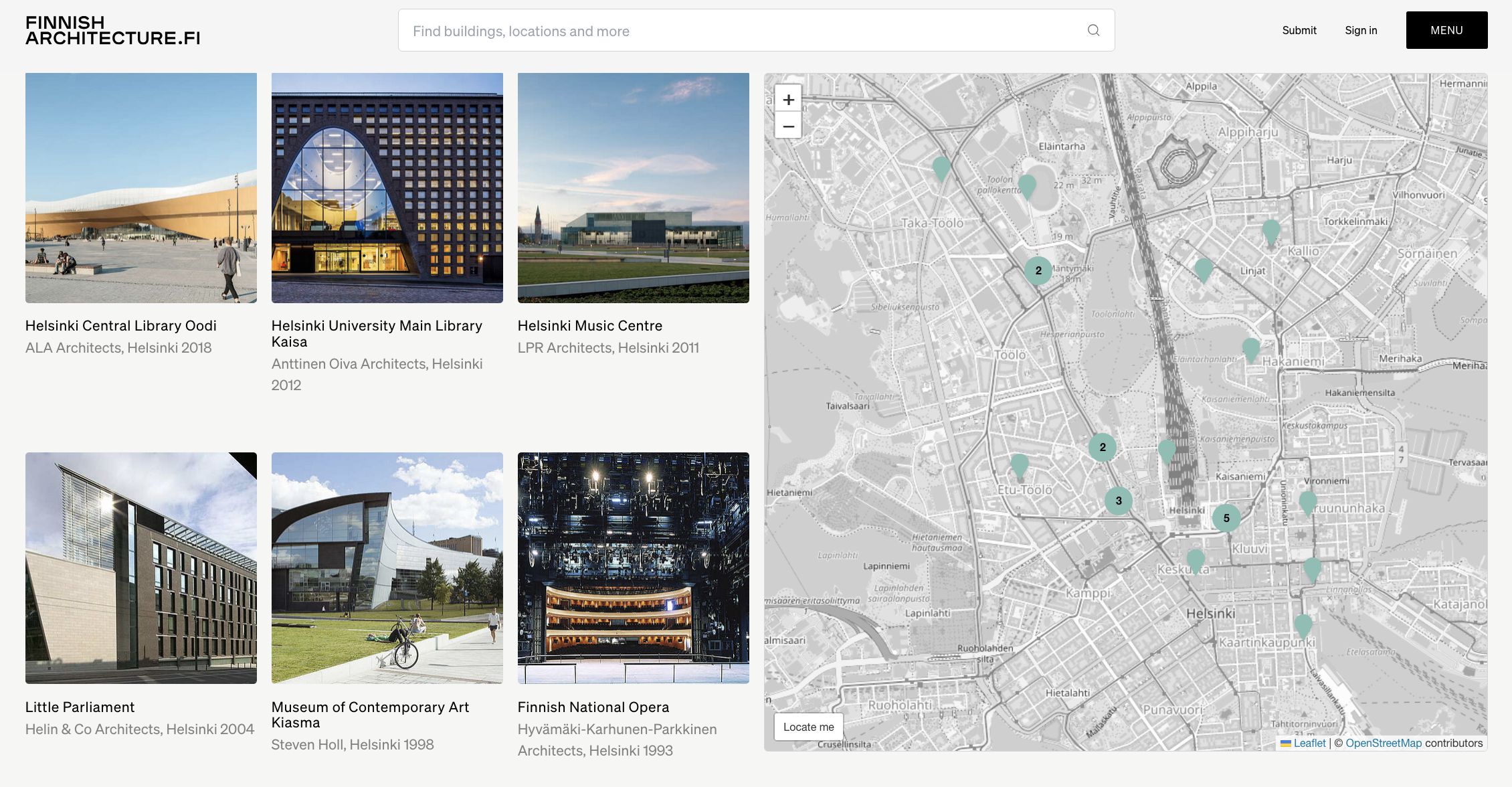 Digital tour – Helsinki Built Through Competitions